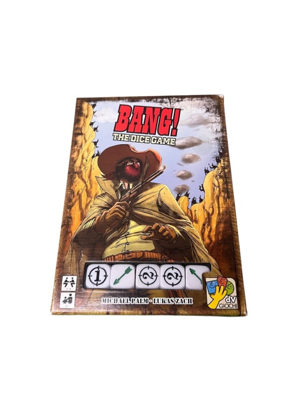 Bang! The Dice Game Wild West dV Giochi Michael Palm Lukas Zach Strategy Game